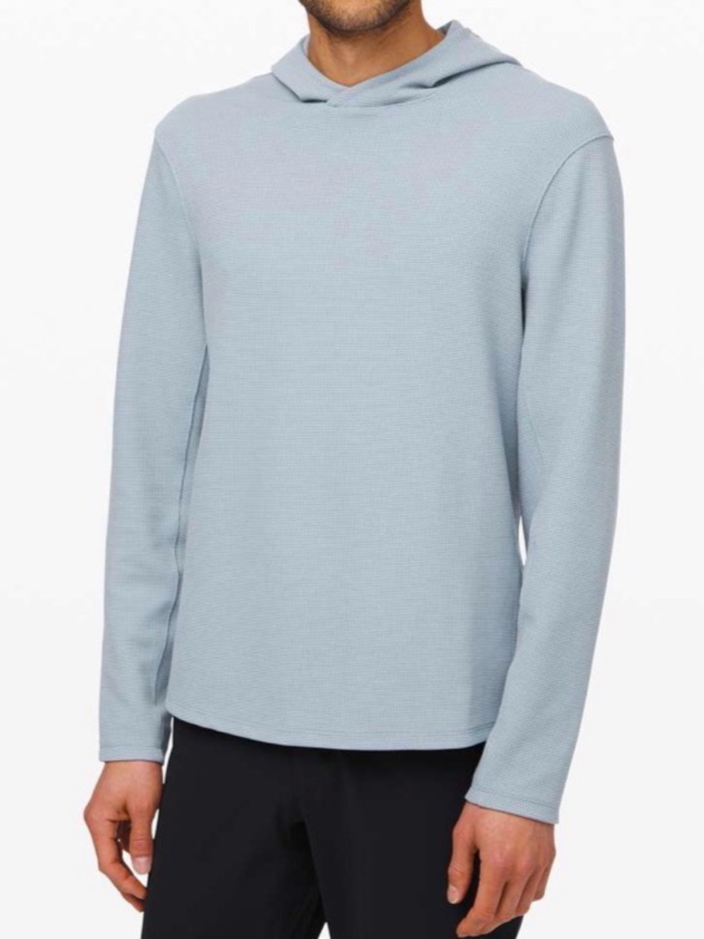 Lululemon Shift Stitch Hoodie Chambray Blue Mens Large